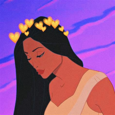Pocahontas Icon And Profile Picture Disney Aesthetic Cute Disney