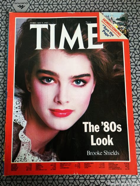 Revista Time 1981 Brooke Shields Comprar Otras Revistas Y Periódicos