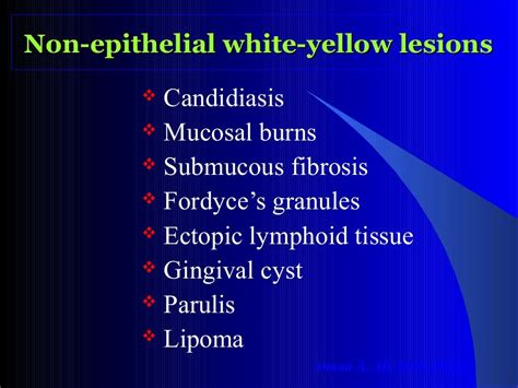 Oral White Lesions