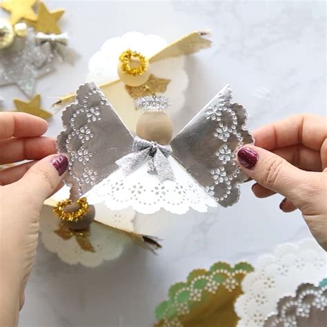 30 Paper Doily Angel Craft ⋆ 242 Artesanato De Natal