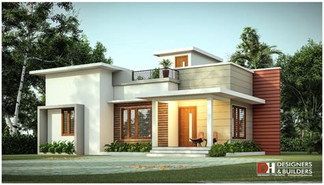 974 Sq Ft 2bhk Simple Single Storey Beautiful House And Plan Home