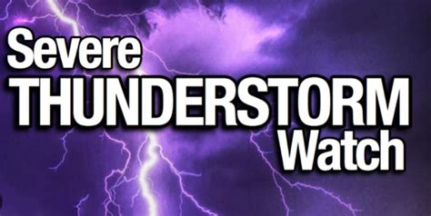 Severe Thunderstorm Watch Issued For Stoddard County Until 11 Pm