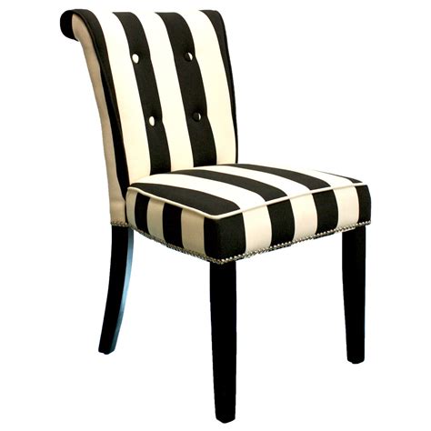 Anneau Dining Chair Blackwhite Stripe At Home At Home
