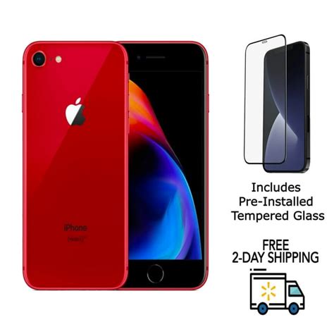 Restored Apple Iphone 8 A1863 Fully Unlocked 64gb Red W Pre