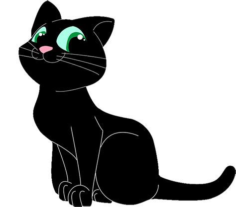 Black Cat Cartoon Png