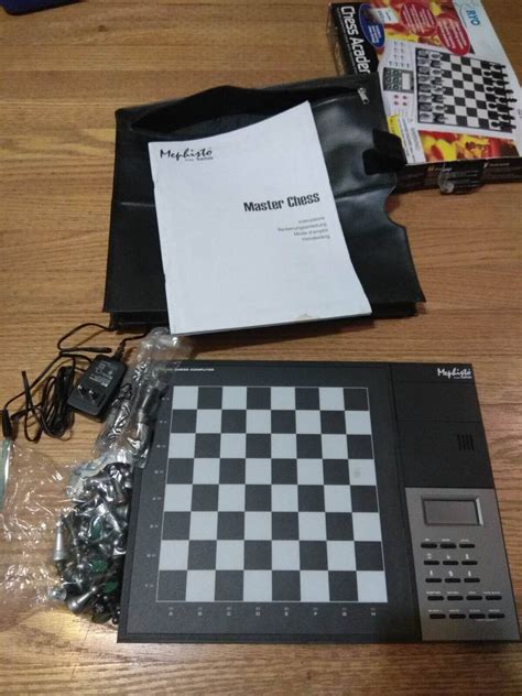 Saitek Mephisto Master Chess Computer Board Game Ebay