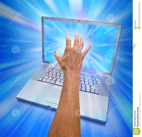 Computer Information Technology Stock Image - Image of interaction ...