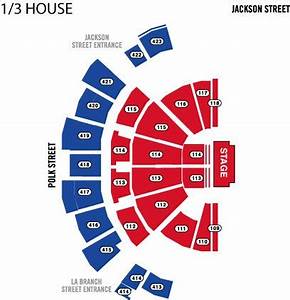 Toyota Center Seating Number Map