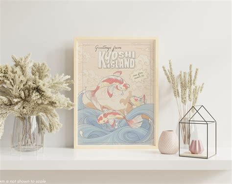 Kyoshi Island Travel Poster Art Nouveau Print Atla Avatar The Last