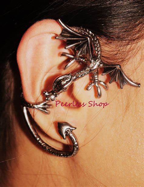 Maybe you would like to learn more about one of these? Guardian Dragon Ear Cuff - Earrings