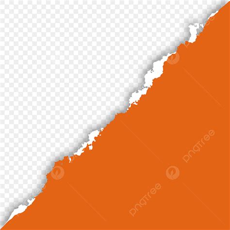 Torn Paper Ripped Vector Design Images Orange Ripped Torn Paper Sheet
