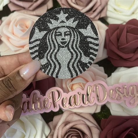 Starbucks Glitter Cup Decal Etsy