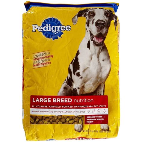Pedigree Large Breed Adult Dry Dog Food 364 Lb Bag 10084189 The