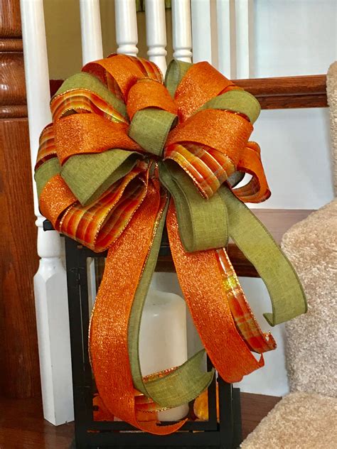 Bows For Your Lantern Wreath Or Stair Railing Everyday Bow Fall