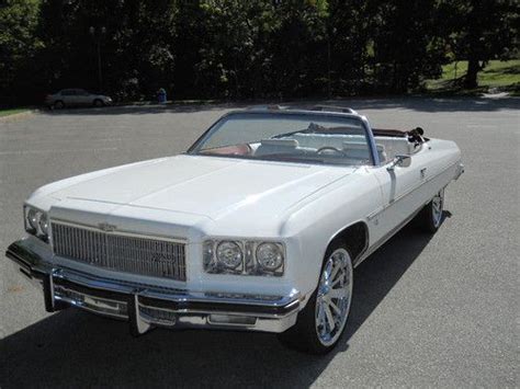 Purchase Used 1975 Chevrolet Caprice Classic Convertible 2 Door 74l In Rock Island Illinois