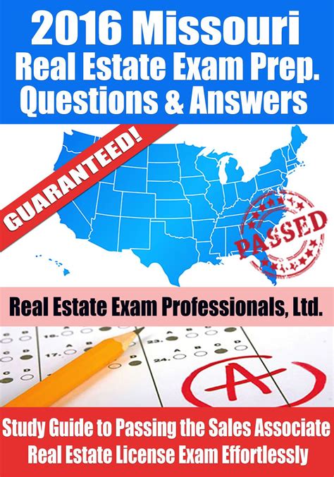 2016 Missouri Real Estate Exam Prep Questions And Answers Study Guide