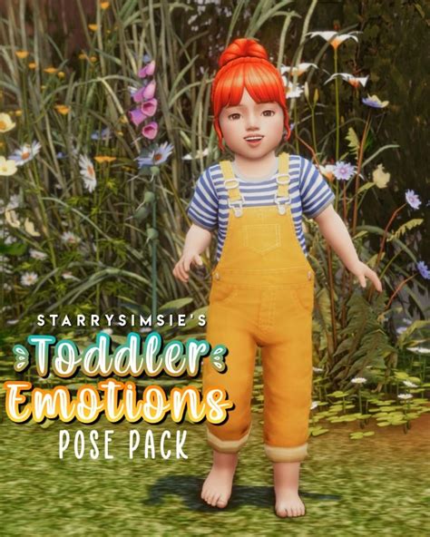 Hey Everyone Here Is A Pose Pack With 10 Poses Of Toddler Emotions I