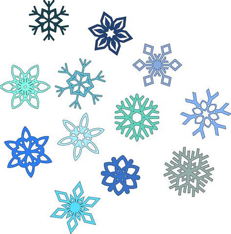 Simple Snowflakes Clipart Best