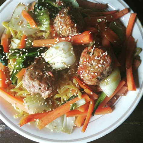 All reviews for spaghetti and (mostly) homemade turkey meatballs. Homemade Turkey meatballs with bokchoy, carrots, miki ...
