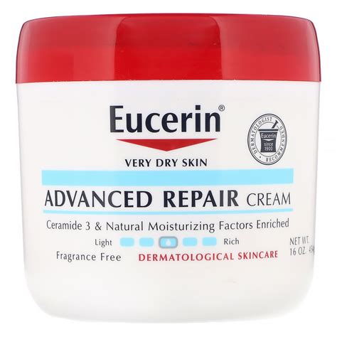 Eucerin Advanced Repair Cream Ingredients Explained