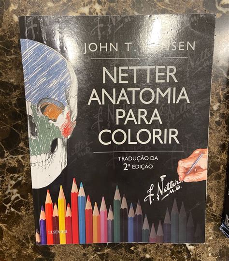 Livro Anatomia Netter Para Colorir Livro Elsevier Usado 81288090 Enjoei