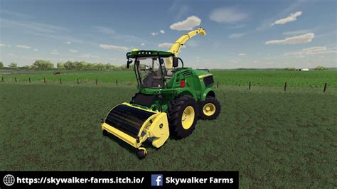 John Deere 9000 Serie Zelfrijdende Veldhakselaars V10 Fs22 Mod Farming Simulator 22 Mod