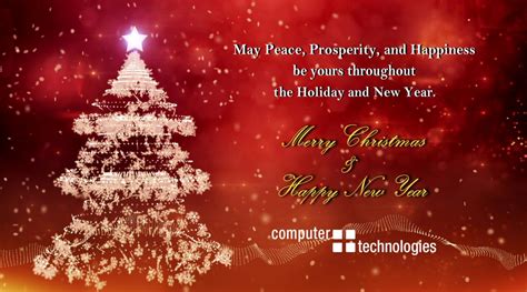 Candt Wishes You A Merry Christmas And Happy New Year Computer And