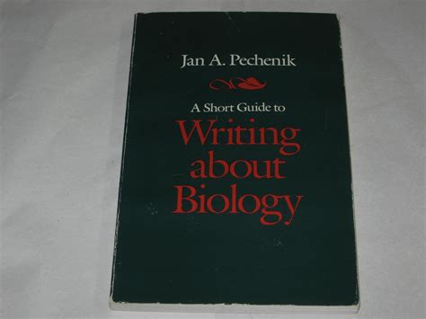 A short guide to writing about biology (The Short guide series