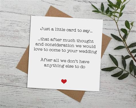 Rsvp Wedding Acceptance Cards Card Reply Invite Nothing Better Etsy Uk