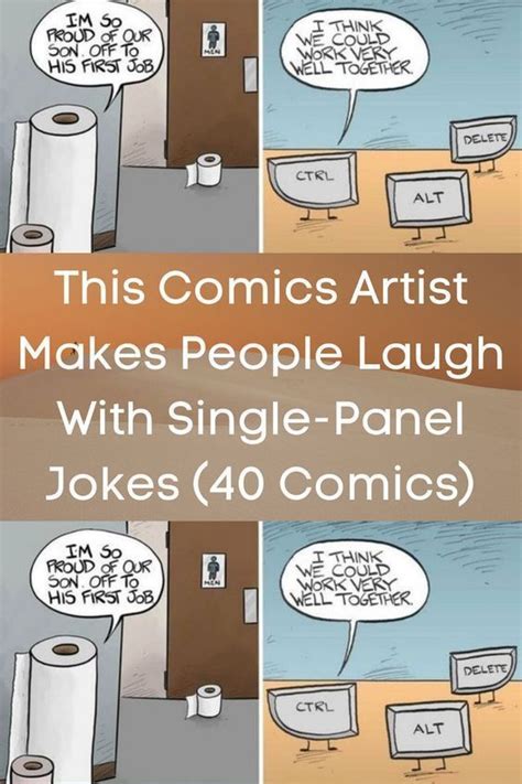This Comics Artist Makes People Laugh With Single Panel Jokes 40 Comics
