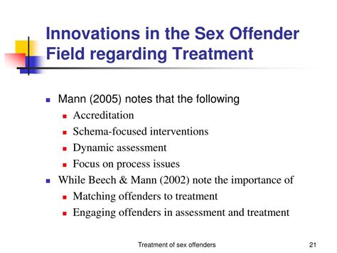 Ppt Sex Offender Treatment Programs Powerpoint Presentation Free Download Id1322559