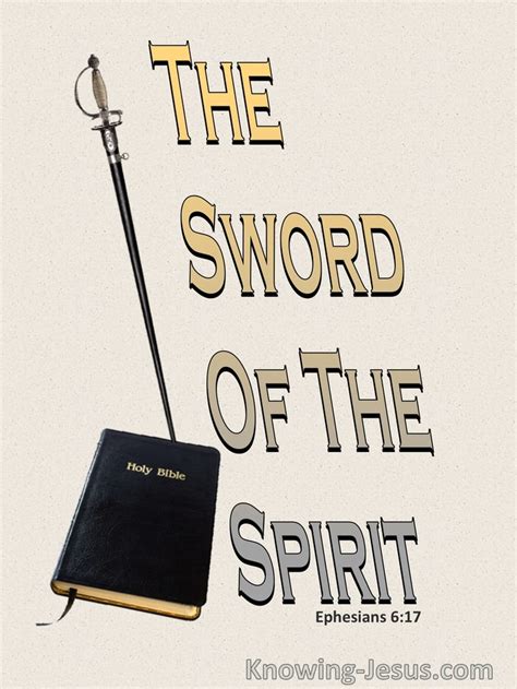 7 Bible Verses About The Sword Of The Spirit