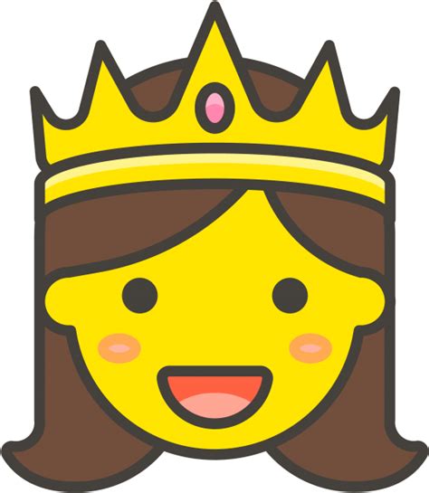 Crown Emoji Princesa Emoji Transparent Png Original Size Png Image
