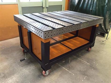 Our friend joe mooney of homesteadonmics building a welding table / multifunctional workbench for his shipping container shop. welding table ideas #Weldingtable | Welding table, Welding ...