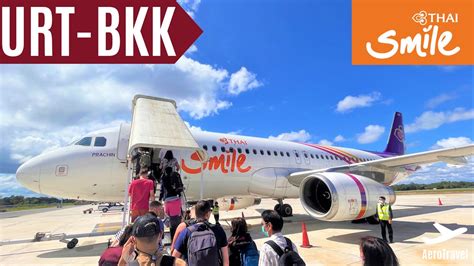 Thai Smile Airways 2022 Surat Thani Bangkok Bkk Airbus A320 Economy Class Tripreport 4k