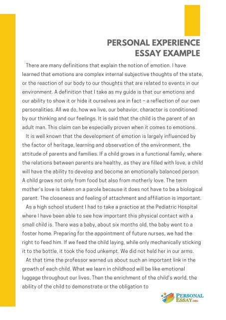 Personal Life Essay Examples Telegraph