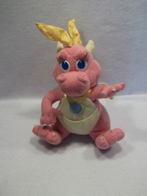 Pbs Dragon Tales Cassie Pink Dragon 10 Plush Toy Pink Dragon Dragon