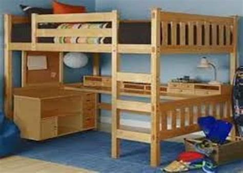 Full Size Bunk Beds With Desk Loft Bed Full Size With Desk Underneath