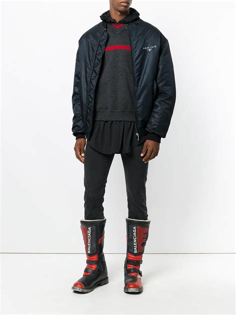 Your source for the latest balenciaga news, updates, collections, fashion show reviews, photos, and videos from vogue. Lyst - Balenciaga Rider Moto Boots in Red for Men