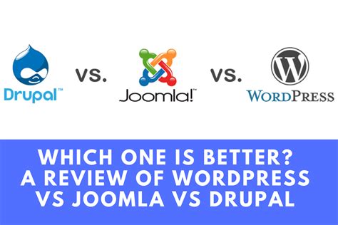 Which One Is Better A Review Of Wordpress Vs Joomla Vs Drupal Buy