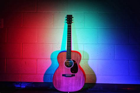 Wallpaper Acoustic Guitar Guitar Musical Instrument Music Backlight