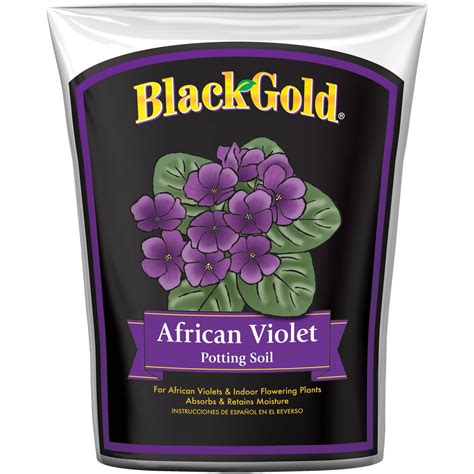 Black Gold 1410502 8 Qt P 8 Quart African Violet Potting Soil Walmart
