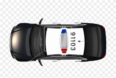 Police Car Top View Png