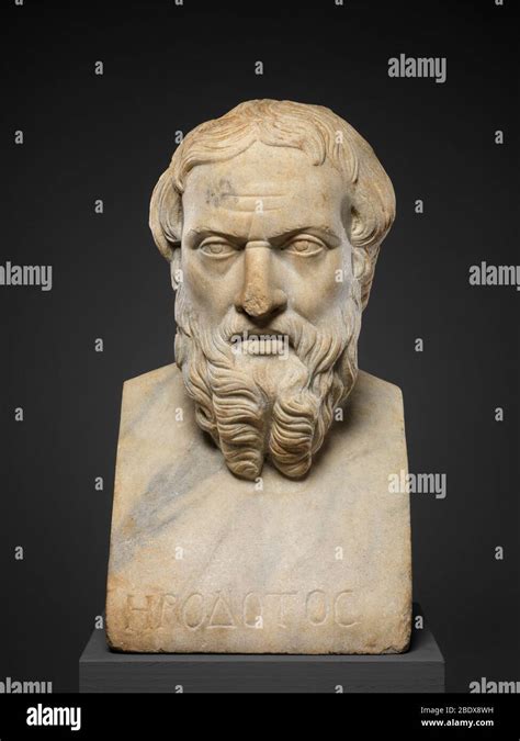 Herodotus Ancient Greek Historian Father Of History Stock Photo Alamy