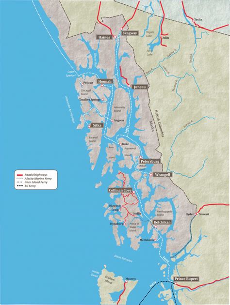 Alaska Maps Of Cities Towns And Highways In Printable Map Of Alaska