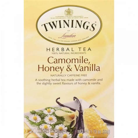 Twinings Herbal Tea Chamomile Honey And Vanilla 20 Tea Bags