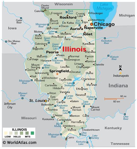 Maps Of Illinois Collection Of Maps Of Illinois State