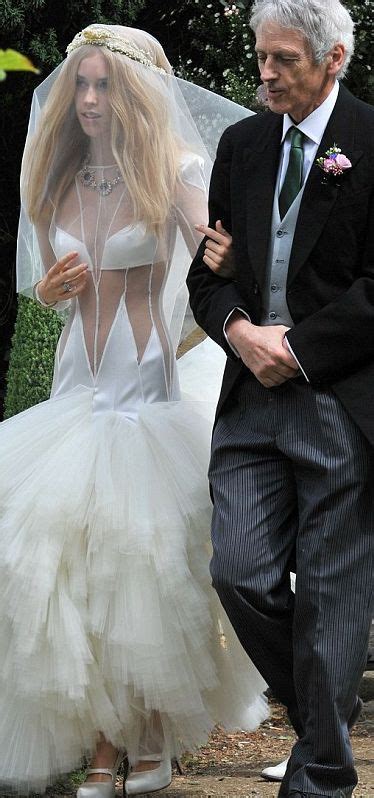 Lady Mary Charteris Pictured With Her Father The Earl Of Wemyss At Her