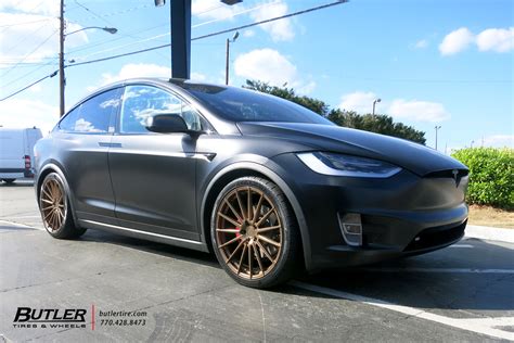 Tesla Model X With 22in Avant Garde M615 Wheels Exclusively From Butler