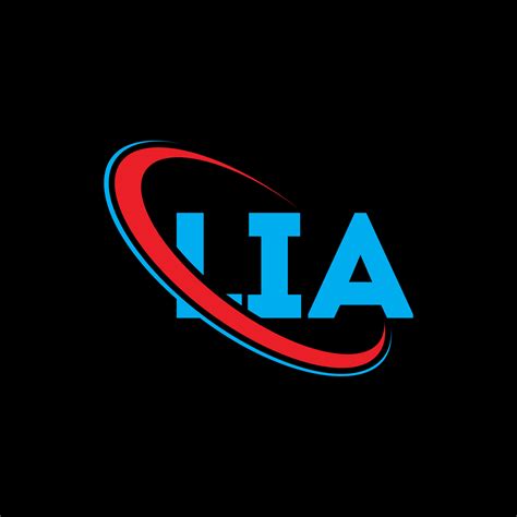 Logotipo De Lia Letra Lia Diseño Del Logotipo De La Letra Lia